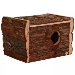 Redekasse naturtræ 30x20x20 - Fuglebure / reder